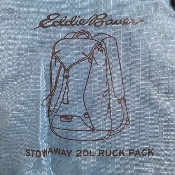 Eddie Bauer lightweight backpack, BNWT, aqua colour - Picture 2 of 5